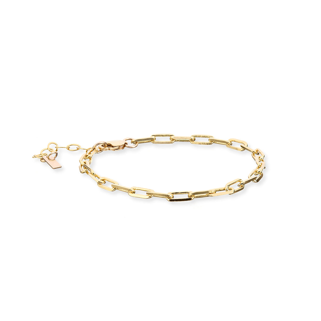 14kt Goldfill Minimals Paperclip Chain Bracelet