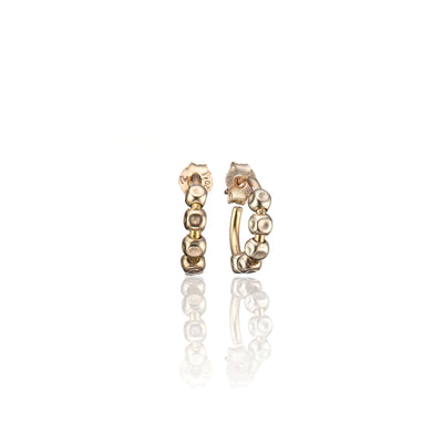 14kt GoldFill Molten Hoops