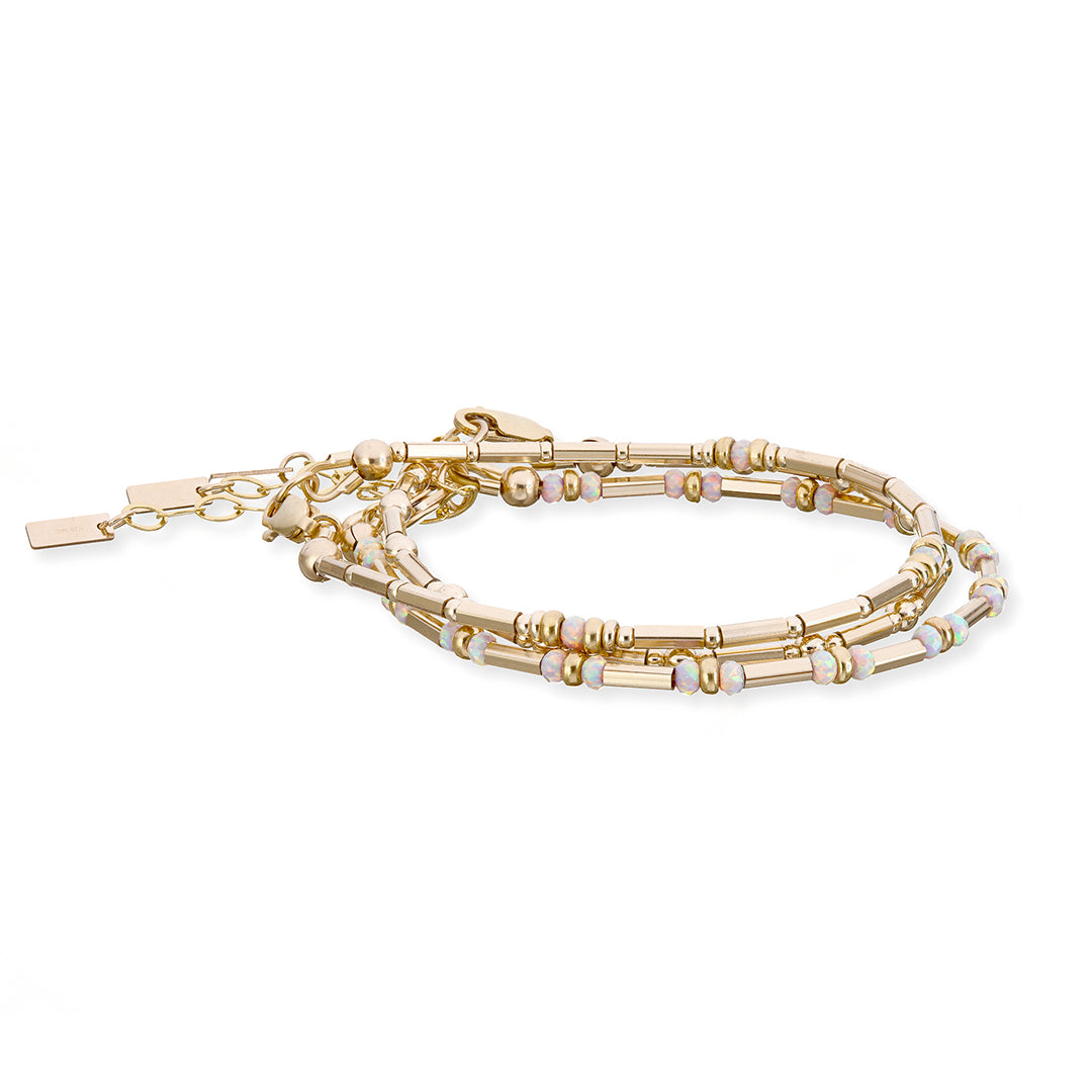 14kt GoldFill/Opal Sunset Triple Bracelet Stack - Set of 3