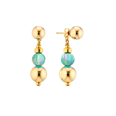 14kt GoldFill/Opal Moon Ball Drops